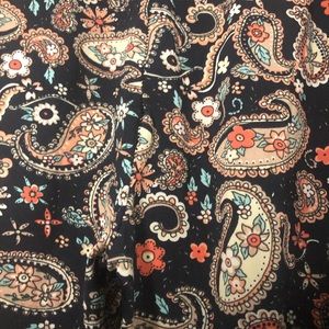 Floral parsley bell bottoms